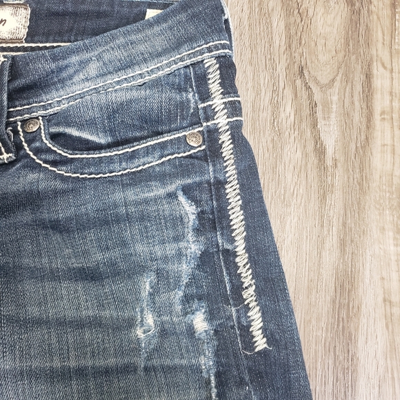 BKE Payton Women's Shorts 27 ( 30 ) 6 Inch Inseam Mid Rise Contrast Stitching - Picture 11 of 11